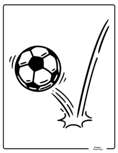 Soccer ball bouncing