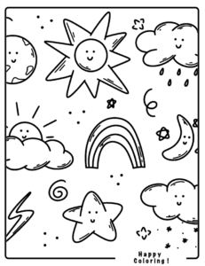 Sketch-of-weather-scenes-weather