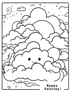 Clouds and sunny sunlight